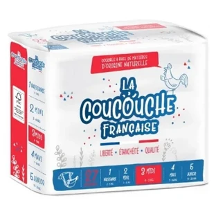 La Coucouche Française natuurlijke luiers, maat 3 (4–9 kg), 27 stuks
