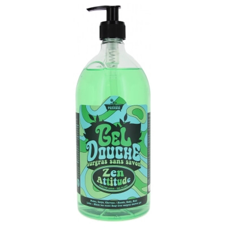Les Petits Bains de Provence Duschgel „Weißer Tee und Lotus“ 1 l