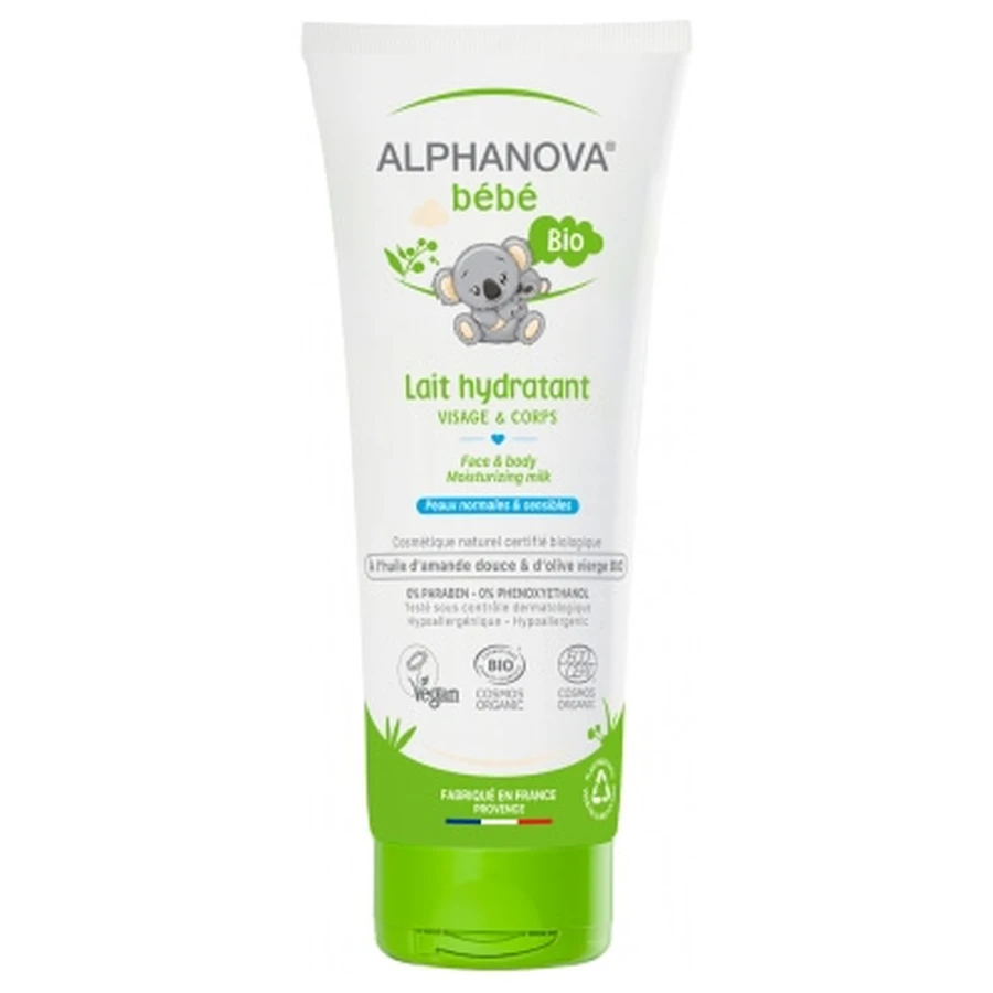 Alphanova Bébé Lait Hydratant Bio 200 ml
