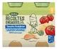 Blédina Les Récoltes Bio: Baby Tomatoes, Bulgur, and Wild Salmon—For Babies 8 Months and Up—2 Jars