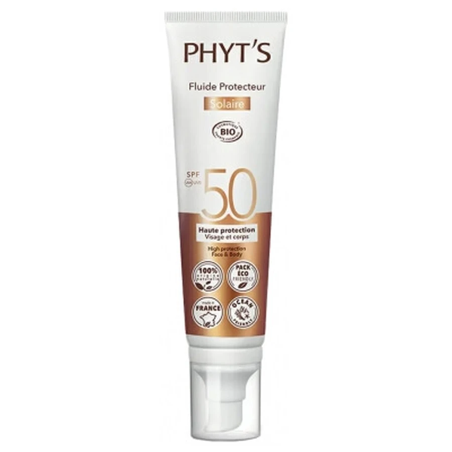 Phyt's Phyt'Solaire Organic Protective Fluid SPF 50, 100 ml