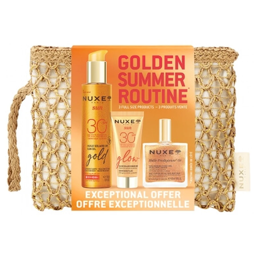 Set de regalo «Rutina de verano dorada» de Nuxe
