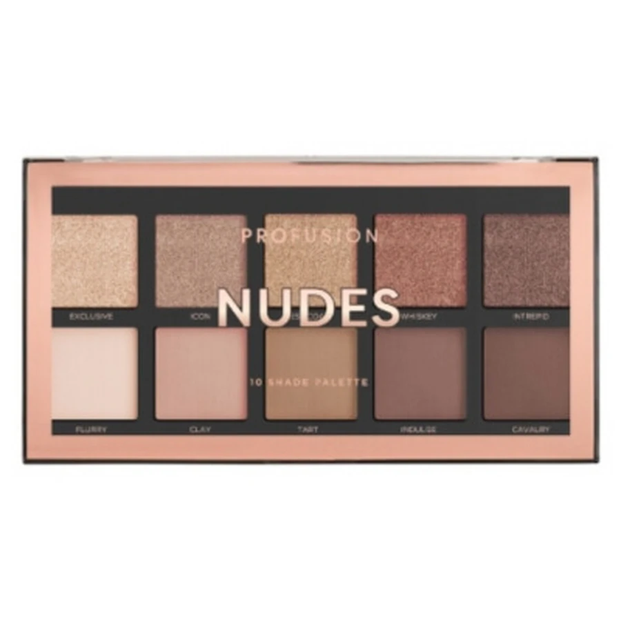 Profusion Cosmetics Nude Eye Palette, 10 Shades