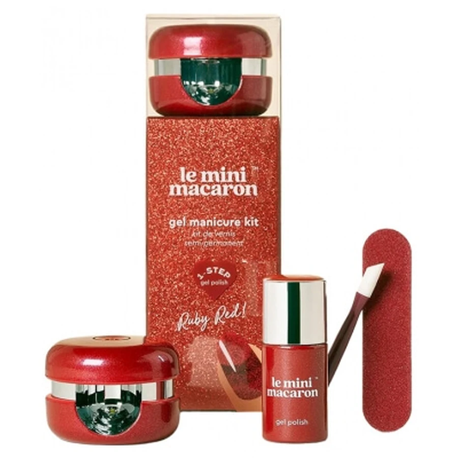 Le Mini Macaron Kit Vernis Semi-permanent Ruby Red