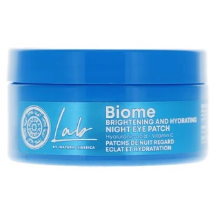 Natura Siberica Lab Biome: Parches nocturnos para el contorno de los ojos que aportan luminosidad e hidratación, 60 parches
