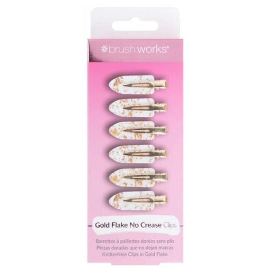 Pinzas para el pelo con lentejuelas sin costuras de Brushworks, juego de 6