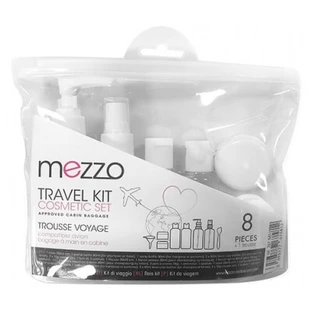Kit de viaje Mezzo: 4 botellas + 2 tarros