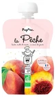 Popote Gourde Biologische perzikcompote, voor baby’s vanaf 4–6 maanden, 120 g