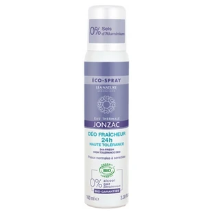Jonzac Thermal Water 24-Hour Refreshing Deodorant, High Tolerance, Organic, 100 ml