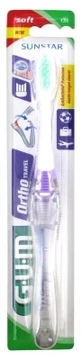 Cepillo de dientes de viaje ortodóntico GUM 125