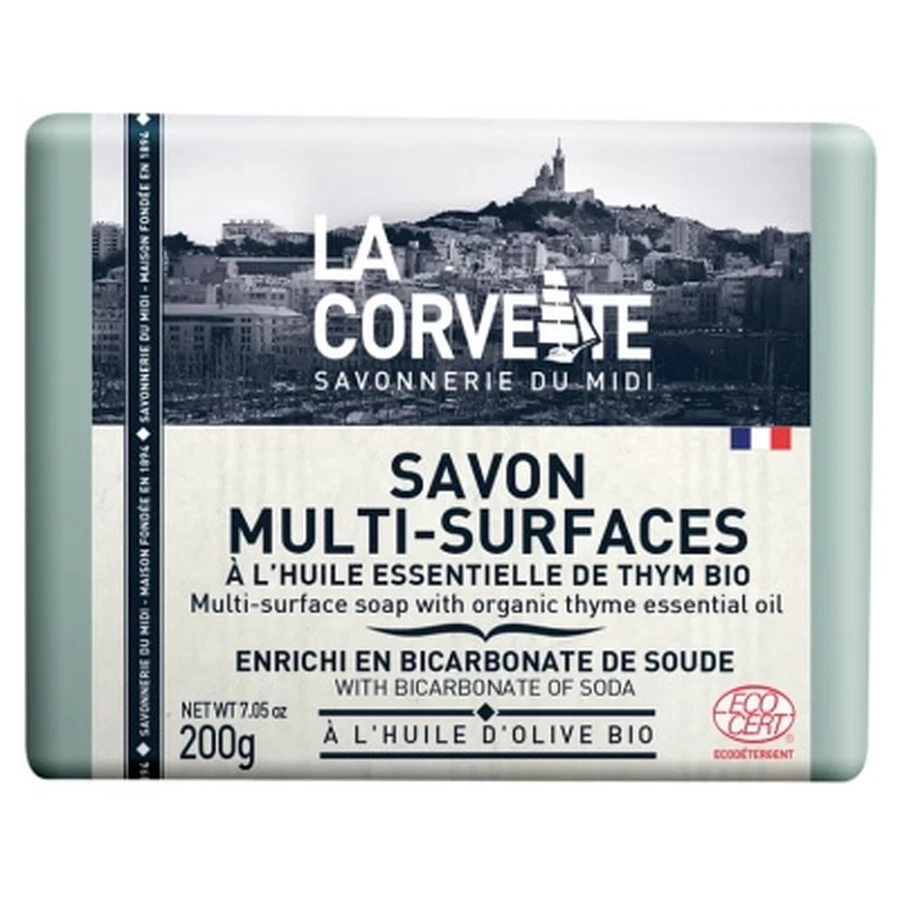 Jabón multiusos ecológico La Corvette, 200 g