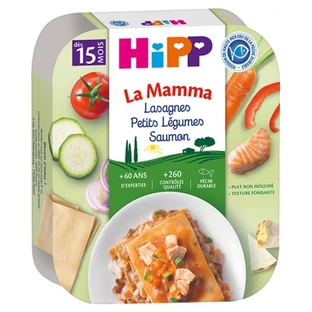 HiPP La Mamma Lasagne mit Babygemüse und Lachs, ab 15 Monaten, 250 g