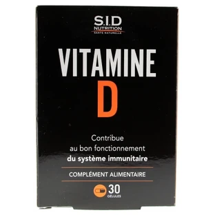 S.I.D Nutrition Vitamine D 30 capsules