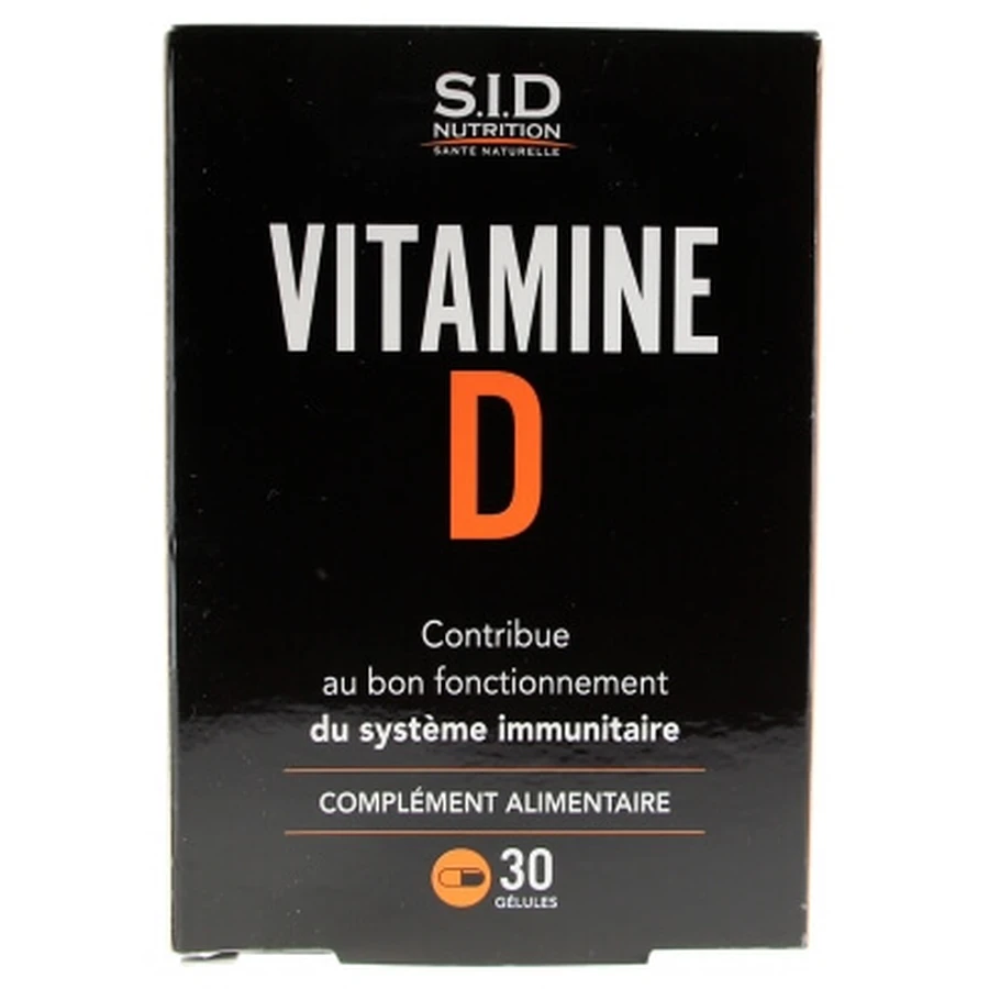 S.I.D Nutrition Vitamine D 30 capsules