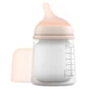Biberón anticólicos Suavinex Care Zero.Zero con flujo ajustable, 180 ml, a partir de los 0 meses