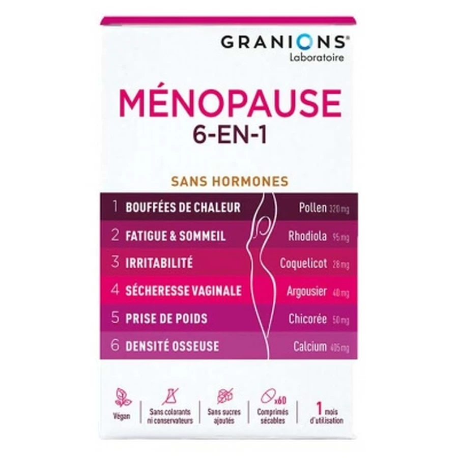 Granions Menopause 6-in-1, 60 Tabletten
