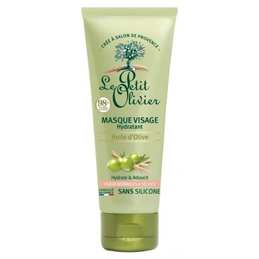 Le Petit Olivier Feuchtigkeitsspendende Gesichtsmaske mit Olivenöl, 75 ml