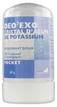 Exopharm Deo'Exo Cristal de alun de potasiu, format de buzunar, 60 g