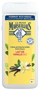 Le Petit Marseillais Crème de Douche &amp; Bain Extra Douce Lait de Vanille Bio 650 ml