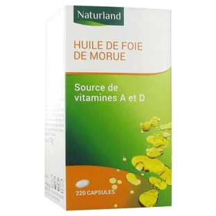 Naturland Cod Liver Oil, 220 Capsules