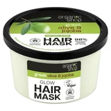 Organic Shop Natürliche, stärkende und glanzverleihende Haarmaske mit Oliven und Jojoba, 250 ml