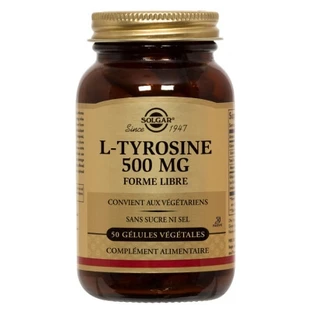 Solgar L-Tyrosine 500 mg 50 Gélules Végétales