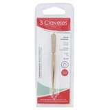 3 Claveles Gold-Pinzetten mit Krabbenkopf, 9 cm