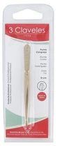 3 Claveles Gold Crab-Tip Tweezers, 9 cm