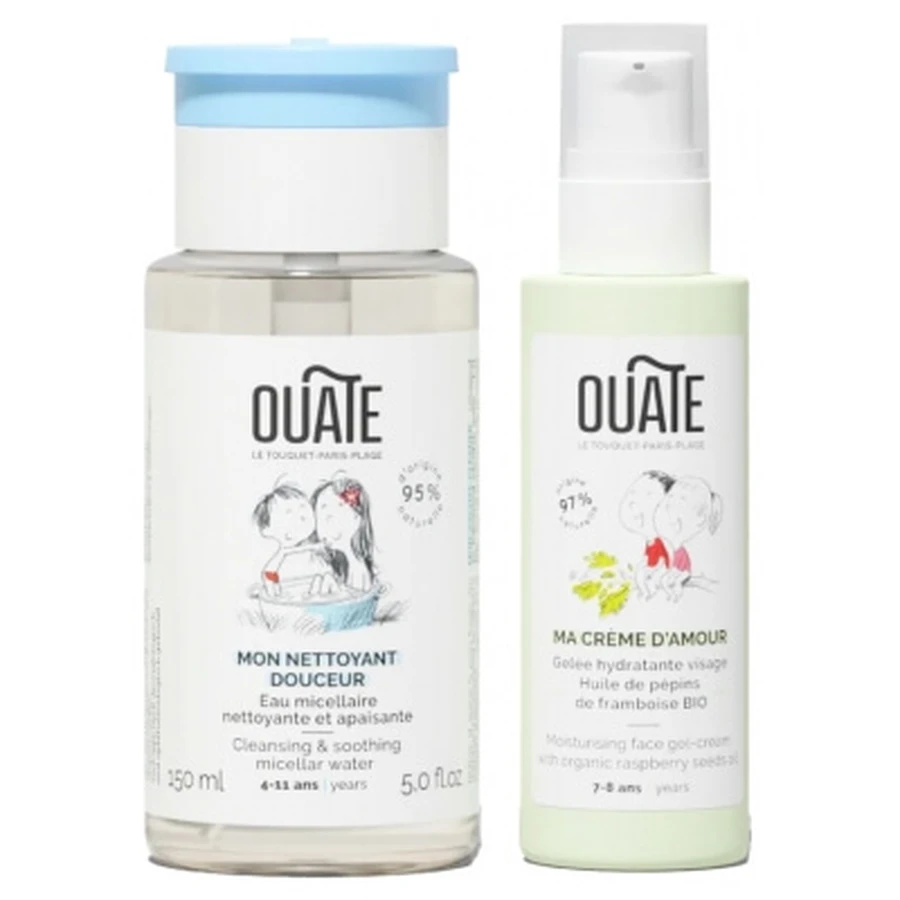 Set de regalo «Mes Soins d'Amour» de Ouate: Cuidado facial