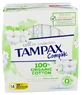 Tampax Compak Cotton Regular 100% Organic Cotton 14 Tampons