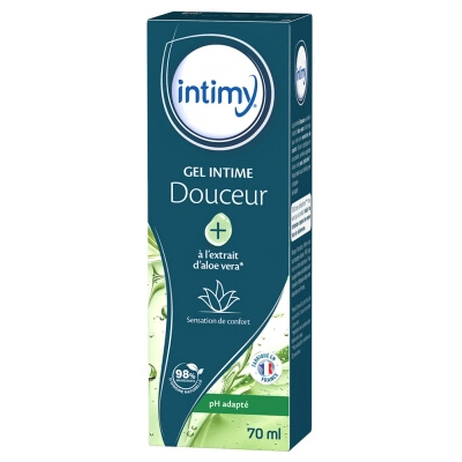 Intimy Gel Intime Douceur+ Extrait d'Aloe Vera 70 ml