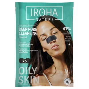 Iroha Nature Charbon 5 Patchs Nez