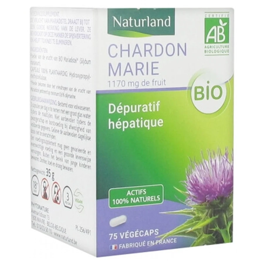Naturland Biologische Mariadistel 75 Vegecaps