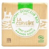 La Corvette Organic Gentle Soap with Sweet Almond, 100 g