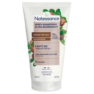 Acondicionador Natessance con manteca de karité ultra-nutritiva y queratina vegetal, 150 ml