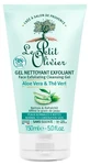 Le Petit Olivier Peeling-Reinigungsgel mit Aloe Vera und grünem Tee, 150 ml