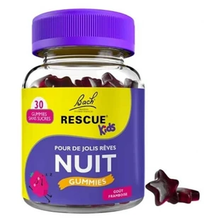 Rescue Nuit Bach Kids Framboise 30 Gummies