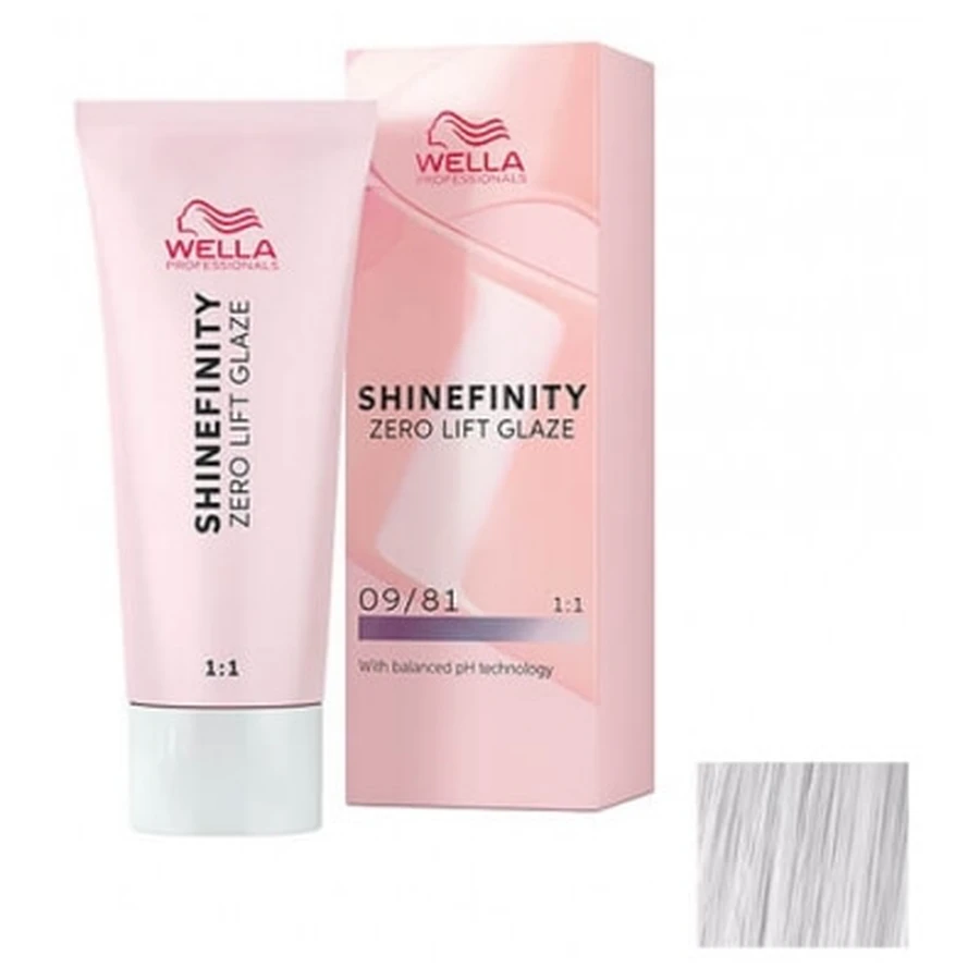 Wella Semi-Permanent Hair Color 09/81 Platinum Opal Shinefinity