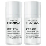 Filorga OPTIM-EYES 3-in-1 Eye Contour Cream, 2-Pack (15 ml each)