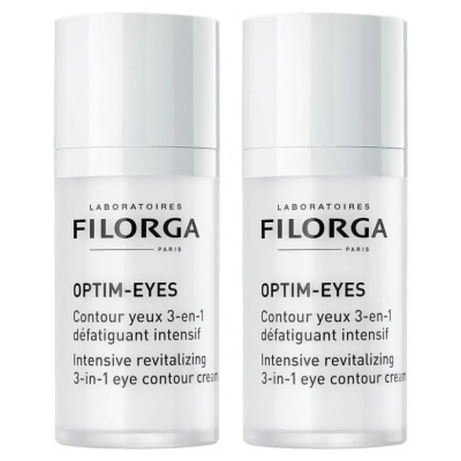 Filorga OPTIM-EYES 3-in-1 Eye Contour Cream, 2-Pack (15 ml each)