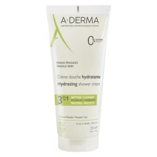 Crema hidratante de ducha 3 en 1 de A-DERMA, 200 ml