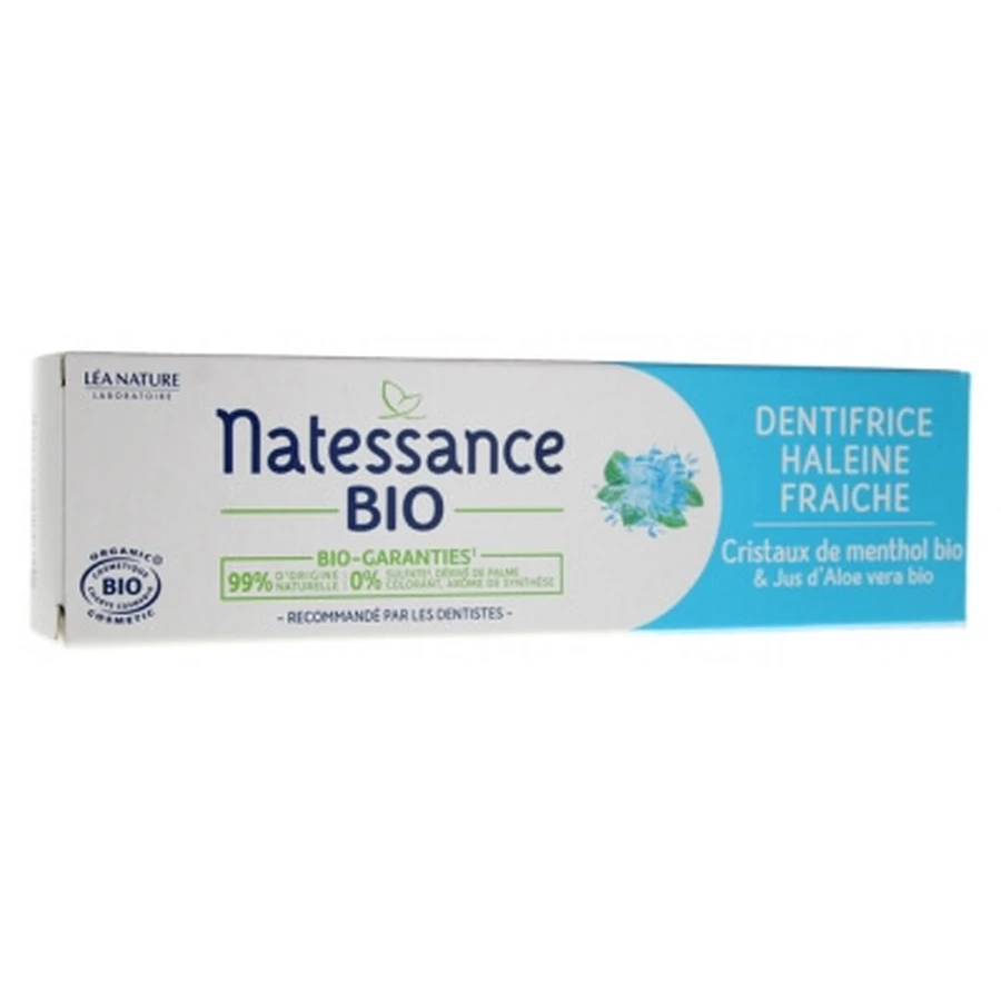 Pasta de dientes Natessance Organic Fresh Breath, 75 ml