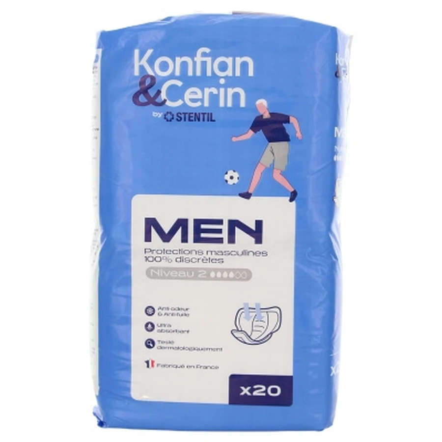Stentil Konfian & Cerin Men Nivel 2: 20 protecciones para hombre