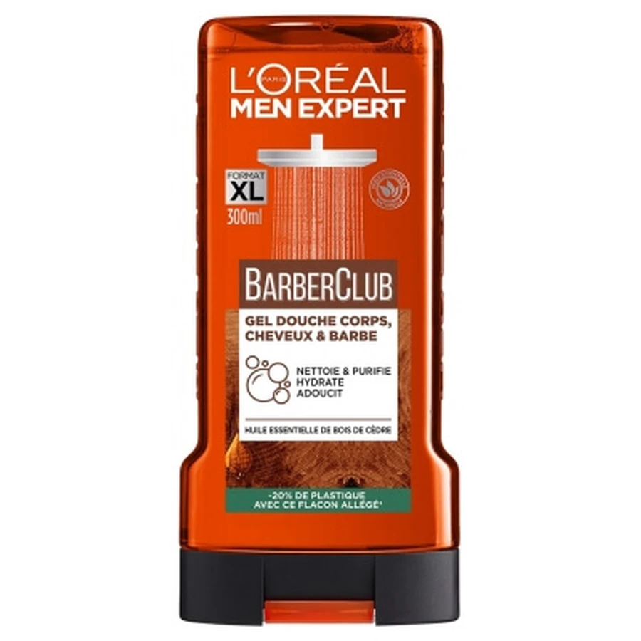 L'Oréal Paris Men Expert Barber Club Shower Gel for Body, Hair, and Beard 300 ml