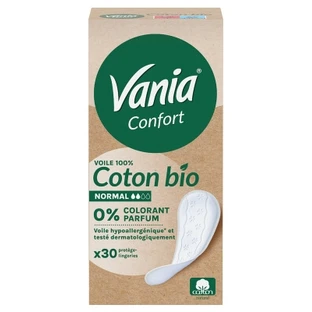 Vania Confort Bumbac Organic Normal 30 Protecții pentru lenjerie intimă