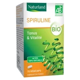 Naturland biologische spirulina, 75 vegetarische capsules