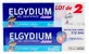 Elgydium Junior Toothpaste Gel for Cavity Protection (Ages 7–12) 2-Pack (50 ml each)