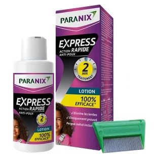 Paranix Express – 2-Minuten-Lotion gegen Läuse mit schneller Wirkung, 195 ml