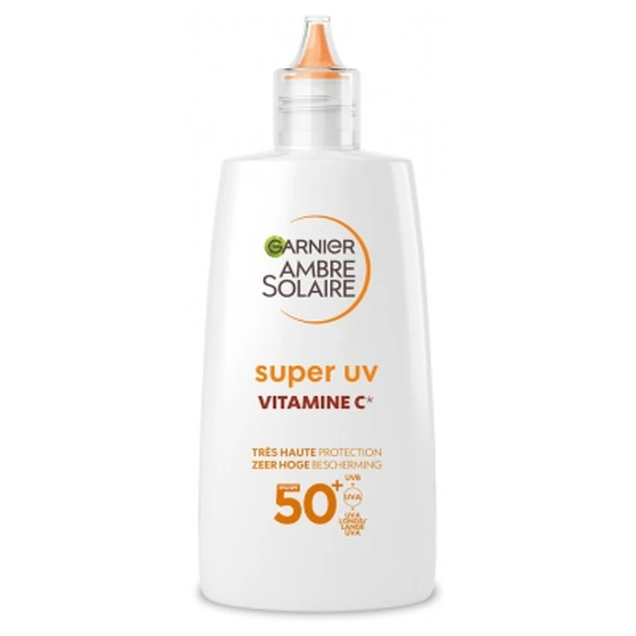 Garnier Ambre Solaire Super UV Fluido Antimanchas con Vitamina C SPF 50+ 40 ml