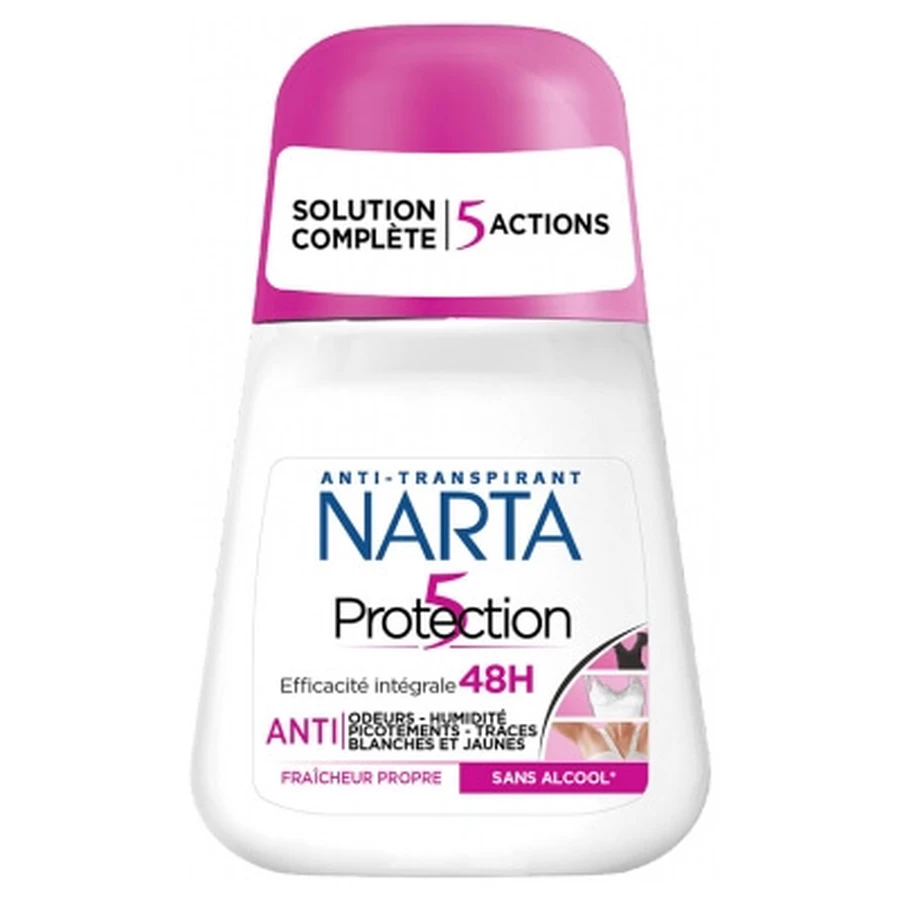 Desodorante antitranspirante Narta Protection 5, 48 horas, 50 ml